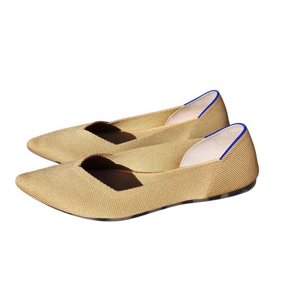 Rothy's The Point Amber Knit Ballet Flats 8 - Picture 13 of 14